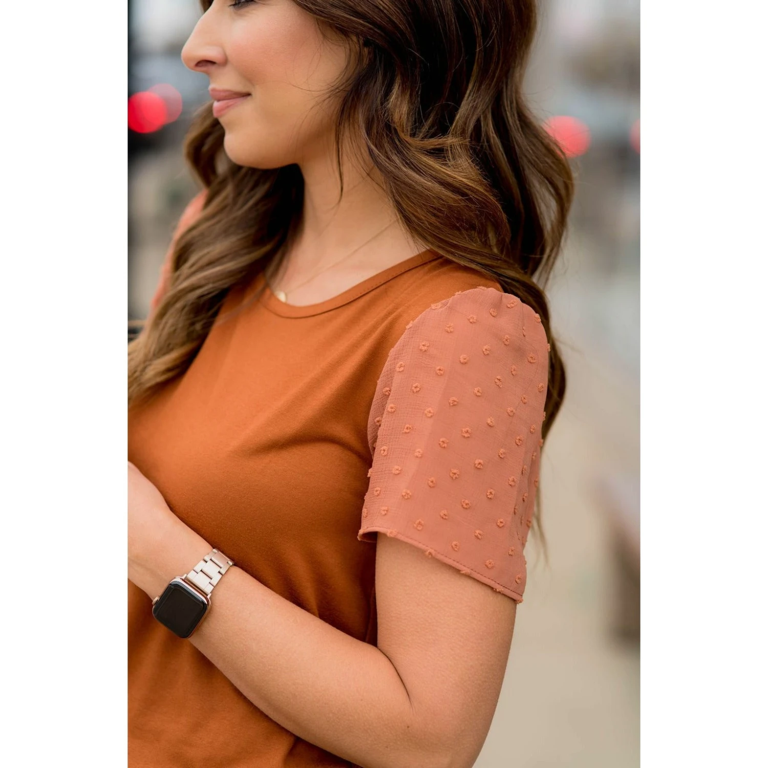 Polka Sleeve Tee 8 Polka Sleeve Tee - Image 8