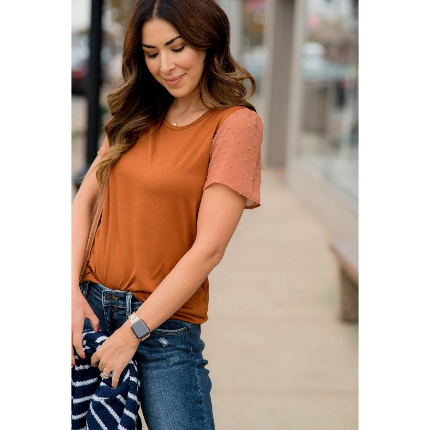 Polka Sleeve Tee 7 Polka Sleeve Tee - Image 7