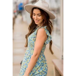 Blooming Floral Midi Dress -Women's Clothing Store BB 1104 6f3cbfa8 a64a 49d1 9466 bf2df3d4a907 841759