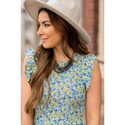 Blooming Floral Midi Dress -Women's Clothing Store BB 1112 d5f94b30 a629 4d45 82aa e5db7340033e 236192