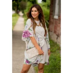 Purple Floral Kimono -Women's Clothing Store BB 1157 6559ed14 20c2 4535 9bf4 2e50fbbd9ed3