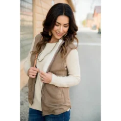 Sherpa Lined Vest -Women's Clothing Store BB 1185 9a6f7cd1 3938 4b7b aa99 db81580fd0ae