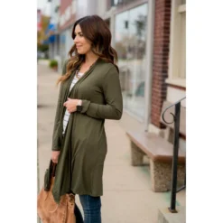 Lightweight Basic Tunic Cardigan -Women's Clothing Store BB 1221 c3882060 e7ba 4edf 96b9 280fc503e942