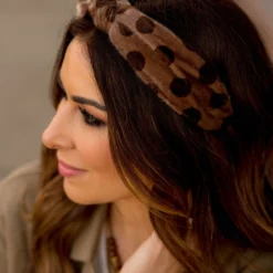Textured Spotted Headband