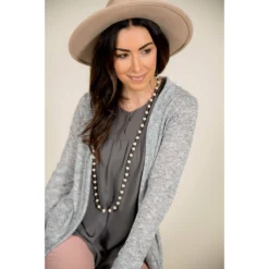 Raw Stitched Cardigan -Women's Clothing Store BB 1230 2