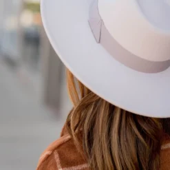 Ribbon Trim Felt Hat -Women's Clothing Store BB 1235 acd1278b 0af7 4eb7 9d33 17cfe863758d 373715