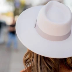 Ribbon Trim Felt Hat -Women's Clothing Store BB 1237 c32bb6aa 3b87 4f3f a6b2 01394aeb0eb0 247834