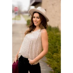 Sequin Tank -Women's Clothing Store BB 1240 ebe439a9 bc84 4513 8b48 cb2df87f15ec