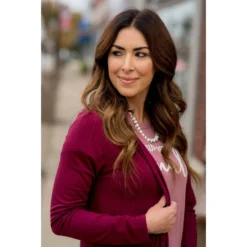 Lightweight Basic Tunic Cardigan -Women's Clothing Store BB 1241 67ccca37 606e 45e9 afbd 9ad9b2dd9eeb