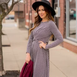 Mixed Lines Tie Back Dress -Women's Clothing Store BB 1242 b42c0535 796d 40b0 8fb3 47cf82a99d0c 379409