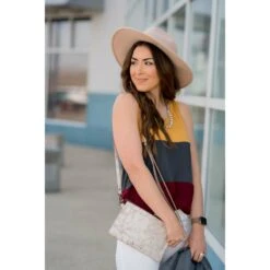 Trio Blocked Tank 19 Trio Blocked Tank -Women's Clothing Store BB 1265