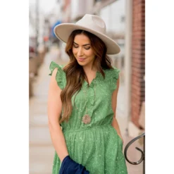 Splatter Dot Ruffle Dress -Women's Clothing Store BB 1267 b24ea106 bea7 4437 ad75 7ff4bcd2bdbd