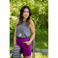 Slit Blouse Tank -Women's Clothing Store BB 1268