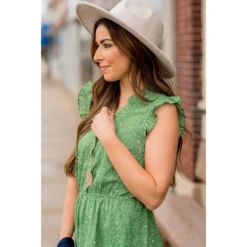 Splatter Dot Ruffle Dress -Women's Clothing Store BB 1268 07722ab5 ebc5 4a64 ae15 41df06e56e2c