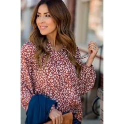 Pop Of Color Leopard Blouse -Women's Clothing Store BB 1294 b645ae56 5a0d 4f53 a157 5a766c6e3c3e 923953