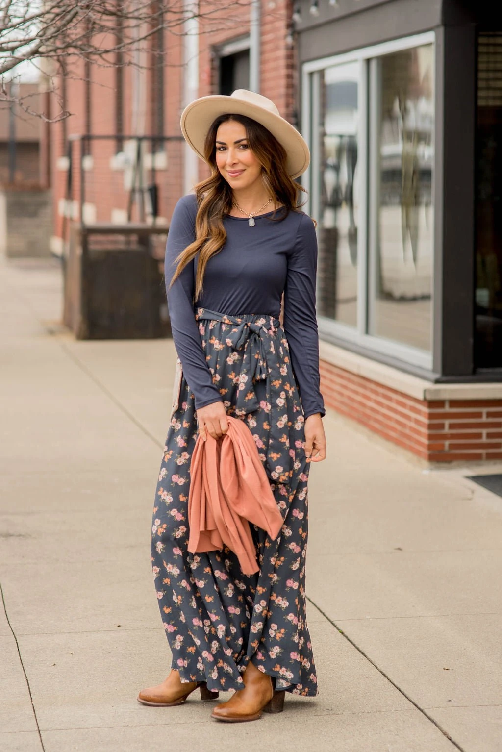 Blossoms Bottom Long Sleeve Maxi 3 Blossoms Bottom Long Sleeve Maxi - Image 3