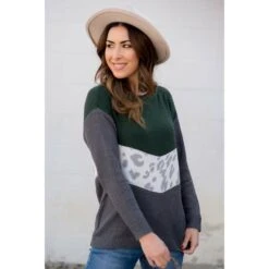 Leopard V-Block Sweater 19 Leopard V-Block Sweater -Women's Clothing Store BB 1309 df94e804 8325 47e7 99ea da6199e6ae80