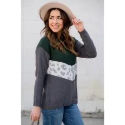 Leopard V-Block Sweater 20 Leopard V-Block Sweater -Women's Clothing Store BB 1313 5753035d bc45 43fb b341 2a8f2261e66f