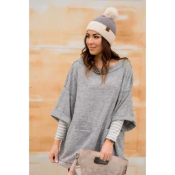 Front Pocket Popover -Women's Clothing Store BB 1322