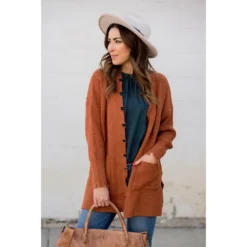 Distressed Cardigan -Women's Clothing Store BB 1327 0248adad 73ab 496d 9415 a7952670060b