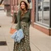 Blossoms Bottom Long Sleeve Maxi
