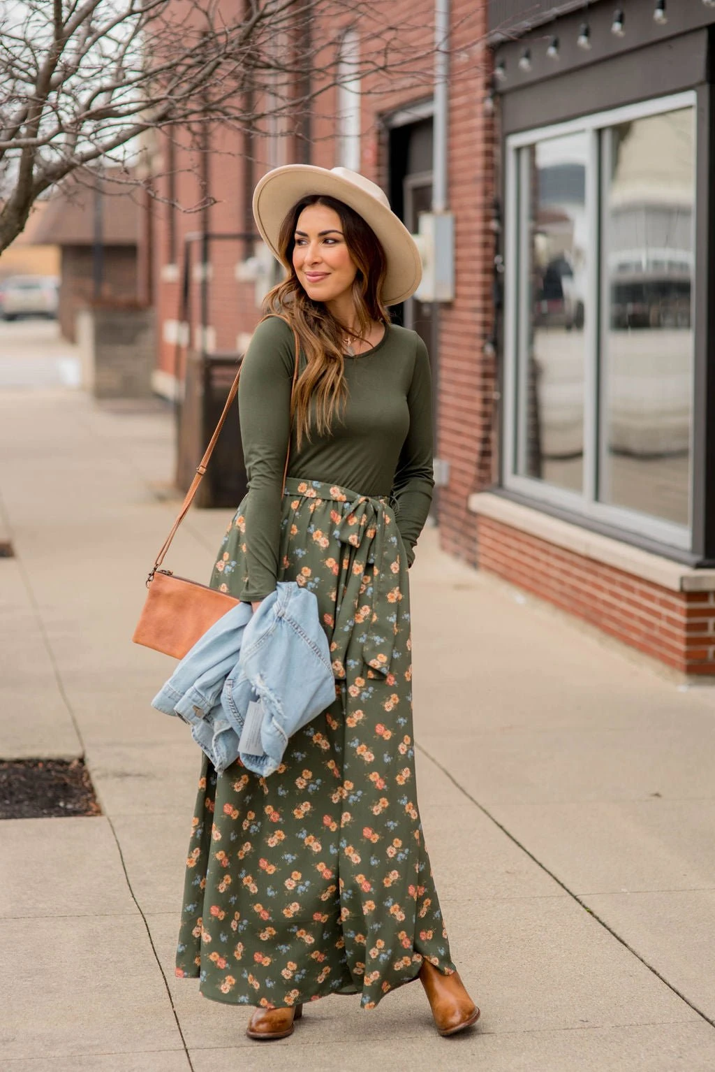 Blossoms Bottom Long Sleeve Maxi 1 Blossoms Bottom Long Sleeve Maxi