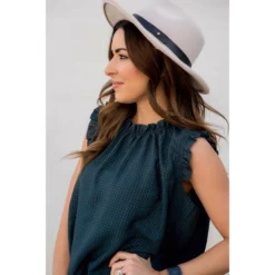 Printed Ruffle Sleeve Cinch Neck Tank 25 Printed Ruffle Sleeve Cinch Neck Tank -Women's Clothing Store BB 1341 529c1d53 4603 4b65 8c6b 784e39bfdea0 179003