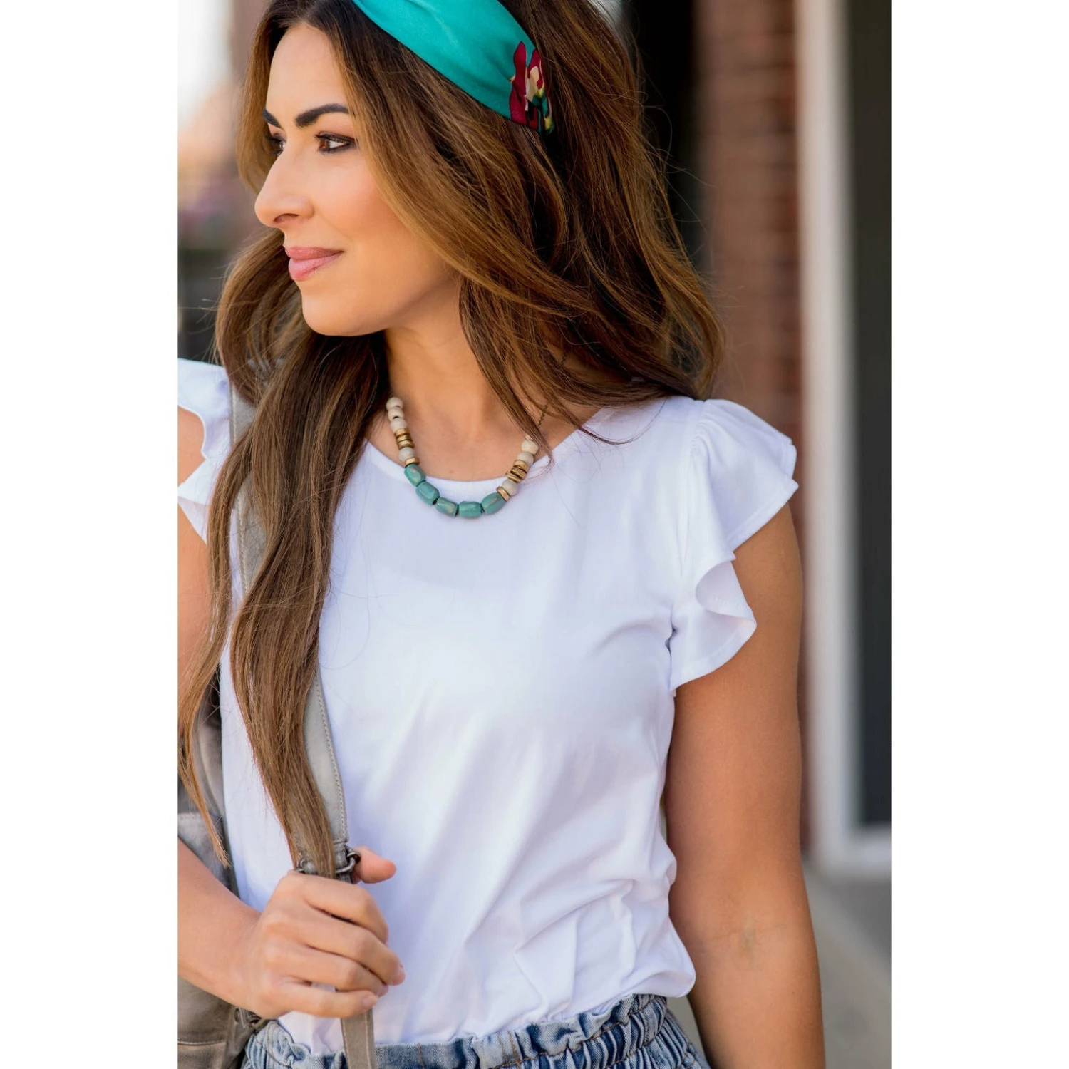 Super Soft Flutter Sleeve Tee 10 Super Soft Flutter Sleeve Tee - Image 10