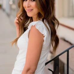 Swiss Dot Flutter Trim Tank -Women's Clothing Store BB 1373 cade964a 64de 4a35 9472 86f5c40bf050 166685