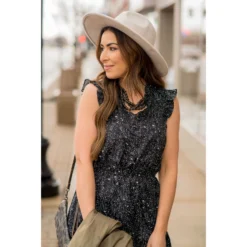 Splatter Dot Ruffle Dress -Women's Clothing Store BB 1375 2d39eacc b0de 40d5 90f5 398b31c06c14