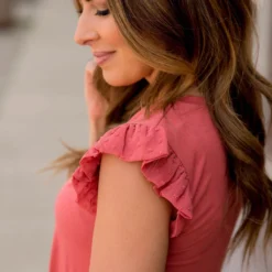 Swiss Dot Flutter Trim Tank -Women's Clothing Store BB 1403 452ce08b 41b0 4c19 a8a6 9bd7bc780db6 492343