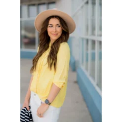 Ruffled Up 3/4 Sleeve Blouse -Women's Clothing Store BB 1403 730e052e 06dd 4242 8bdc 45d46143ab7b