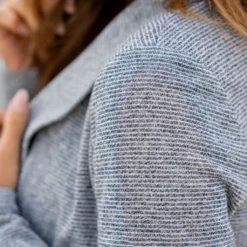 Heathered Striped Blazer -Women's Clothing Store BB 1404 0d8a02bb 3cea 4067 a4f5 6a780e1d4847 351843