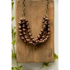 Bel Koz Triple Twist Clay Necklace -Women's Clothing Store BB 1412 09c8693c 8ce9 46e9 8c8e 330a20bc328c