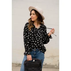 Polka Dot Drawstring Blouse 25 Polka Dot Drawstring Blouse -Women's Clothing Store BB 1436 b8e803cb db9f 4202 8524 0d187738f80c