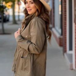 Button Tie Utility Jacket -Women's Clothing Store BB 1437 56ca92ad 40fe 480f 883c 7315919ccc34 877042