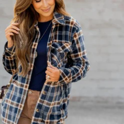 Power Trip Plaid Shacket 18 Power Trip Plaid Shacket -Women's Clothing Store BB 1442 1cc7a6f6 f2b0 4457 914f abc297530412 884693