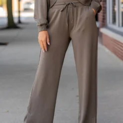 Side Slit Flare Drawstring Pants 16 Side Slit Flare Drawstring Pants -Women's Clothing Store BB 1450 255125dd 9363 47cb b505 10c16fe84423 714373