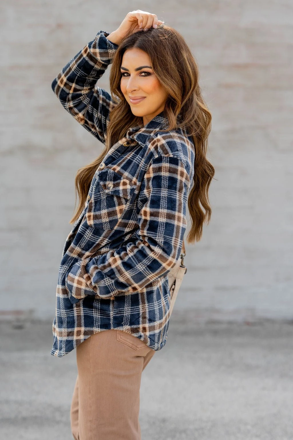 Power Trip Plaid Shacket 3 Power Trip Plaid Shacket - Image 3