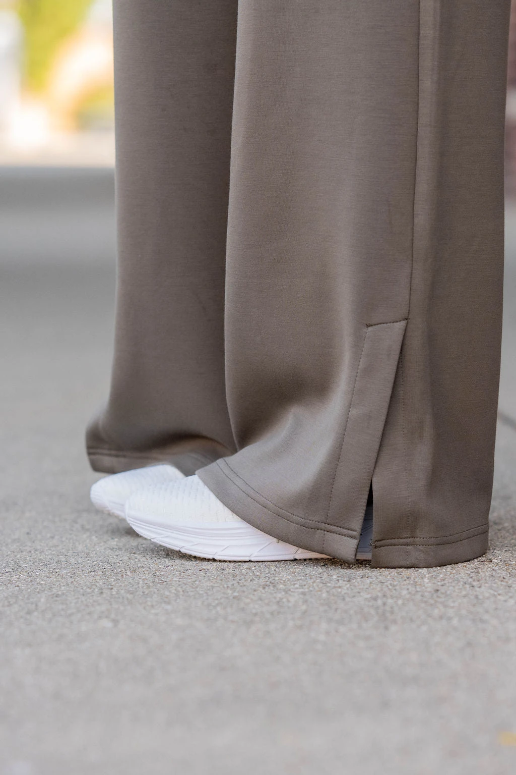 Side Slit Flare Drawstring Pants 8 Side Slit Flare Drawstring Pants - Image 8