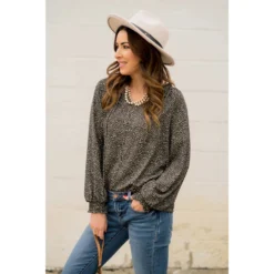 Mini Dot Drawstring Blouse -Women's Clothing Store BB 1464 e2c41ec5 9f23 4ab2 b08b e23883bb5320