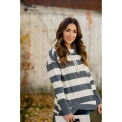 Criss Cross Wrap Striped Cowl Neck -Women's Clothing Store BB 1466 540ed8ce 1440 4448 a58e 7d9d130e1f8e