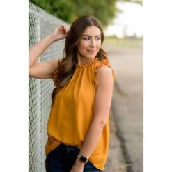 Dressy Ruffle Cinch Tank Blouse -Women's Clothing Store BB 1468 6e9f844d f182 4533 bf3c 266c77bede35