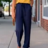 Relaxed Fit Tie Pants