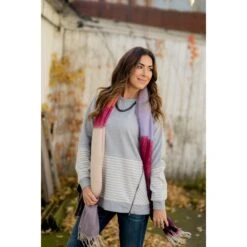 Vibrant Block Dipped Scarf 31 Vibrant Block Dipped Scarf -Women's Clothing Store BB 1483 8fbfd224 dd7d 4fa2 bfbe ab12bf6ebfa9