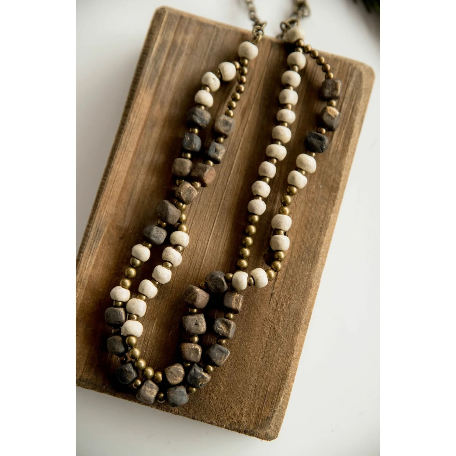 Bel Koz Double Clay Necklace 10 Bel Koz Double Clay Necklace - Image 10