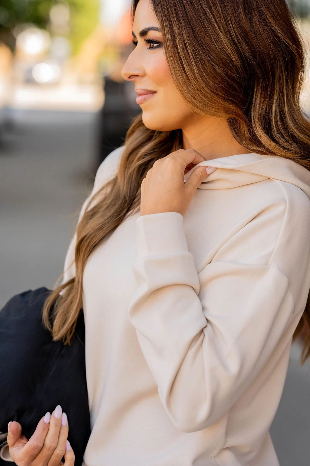 Cropped Hooded Sweatshirt 6 Cropped Hooded Sweatshirt - Image 6