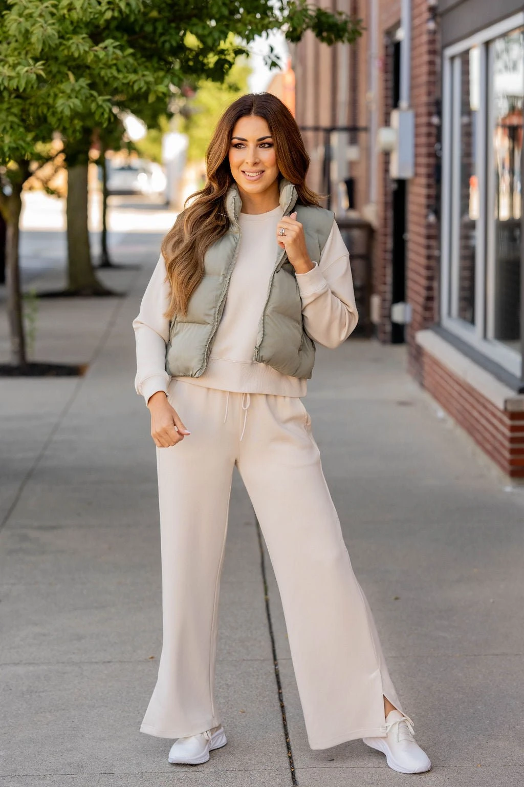 Side Slit Flare Drawstring Pants 9 Side Slit Flare Drawstring Pants - Image 9