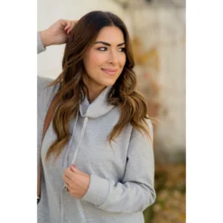 Micro Quilted Cowl Neck -Women's Clothing Store BB 1519