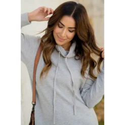 Micro Quilted Cowl Neck -Women's Clothing Store BB 1521